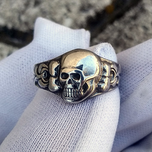 Death Head Nazi Ring Skull and Crossbones German Ring | NSvendor